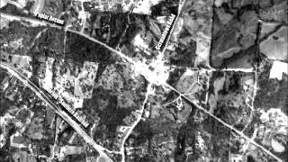 Aerial View of Germantown Tennessee 1937  2008 [upl. by Dorison615]