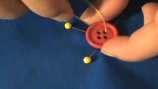 Sewing Tip 2 How To Hand Sew A Button [upl. by Lipson]