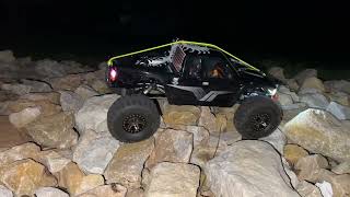 RC Crawler Redcat Gen7 Chassis on Traxxas Trx4 Axles Proline Cliffhanger Body [upl. by Esydnac]