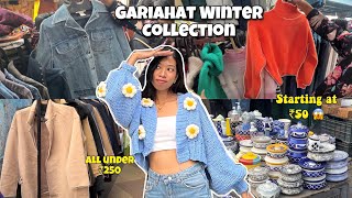 GARIAHAT LATEST WINTER COLLECTION 2023  Starting from ₹50 😱 sweater  cardigan all under ₹300 [upl. by Atirrehs]