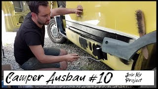 Lackieren der unteren Karosserie  Camper Umbau DIY 10 [upl. by Liw]