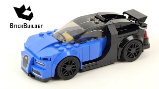 LEGO Speed Champions 75878 Bugatti Chiron  Speed Build for Collecrors  Full Collection 939 [upl. by Onfroi]