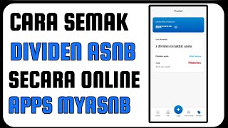 Cara Semak Dividen ASB Secara Online [upl. by Dewayne]