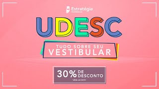 UDESC  Tudo sobre o seu vestibular [upl. by Cesar]