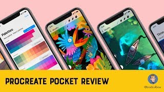 Procreate Pocket for the iPhone Review [upl. by Einahpad]