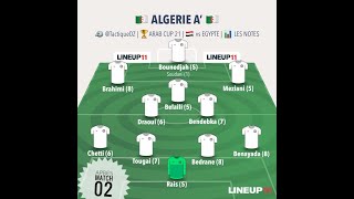 ALGERIE EGYPTE 11 I LES NOTES DES JOUEURS I TOP BRAHIMI BEDRANE BENAYADA I FLOP SOUDANI BOUGHERRA [upl. by Anada]