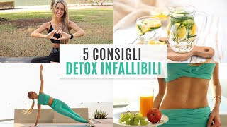 5 abitudini DETOX efficaci per essere in forma [upl. by Fogel778]