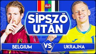 Belgium  Ukrajna REAKCIÓ  Sípszó után  Unibet [upl. by Orelle936]