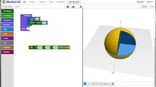 3 BlocksCad Unir intersección y diferencia [upl. by Dj]