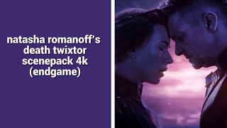 natasha romanoff death twixtor scenepack 4k  endgame [upl. by Elwee497]