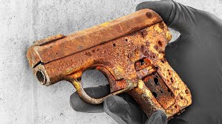 Bayard 1908  Restoring Old Rusted Pistol [upl. by Conrado]