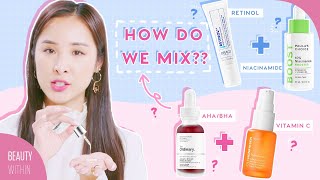 How to Layer Active Ingredients Niacinamide Vitamin C AHABHA Retinols amp More [upl. by Armilla777]