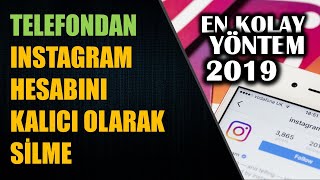 instagram hesap silme  telefondan instagram hesap silme nasıl yapılır [upl. by Eatnuahc]