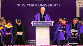 President William J Clintons Speech to Graduates at NYUs 2011 Commencement [upl. by Jasmina]