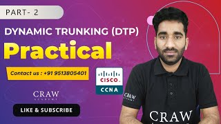 DTP protocol  DTP  Dynamic Trunking Protocol  CCNA 200301 Full Course  Part  2 [upl. by Keven383]