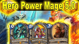 I Upgraded My Hero Power Mage To 50 With 40 Cards Version At March of the Lich King  Hearthstone [upl. by Tattan73]