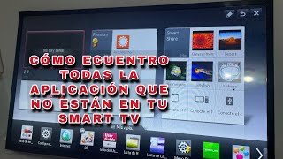 SMART TV LG NO TIENE APLICACIÓN PROBLEMA RESUELTO [upl. by Thain]