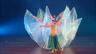 Wings Dança do Ventre  Espetáculo Nos Jardins do Palácio 2018  Estúdio Juliana Lorenzoni [upl. by Kirt713]