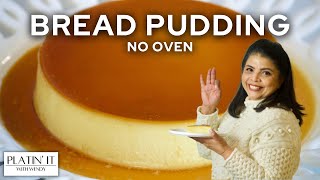 Easy Bread Pudding  No Oven No Bake  How To Make Bread Pudding [upl. by Feigin39]