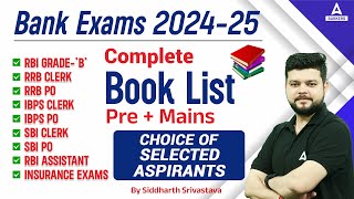 Best Books for Bank Exam 202425  Banking Exam Preparation 2024  By Siddharth Srivastava [upl. by Anelam]