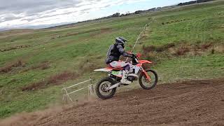 Martinborough mx 1st round club champs race 2 vets focused on me trying to not be last [upl. by Arotal]