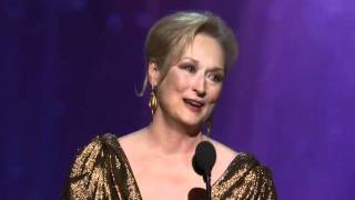 Meryl Streep Wins Best Actress  84th Oscars 2012 [upl. by Raphaela747]