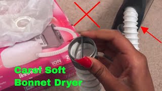 ✅ How To Use Carel Soft Bonnet Ionic Dryer Review [upl. by Germana]