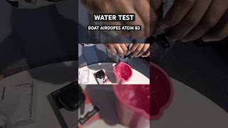 Boat Airdopes Atom 83 Water Test Review  shorts [upl. by Dagna54]