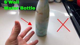 ✅ How To Use Swell Water Bottle Review [upl. by Chivers]