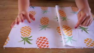 Summer DIY  Ananas kussen [upl. by Airamahs]