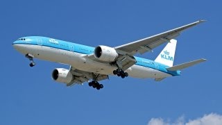 Landing Boeing B777200 PHBQO KLM Vancouver Intl Airport CYVR [upl. by Kesley]