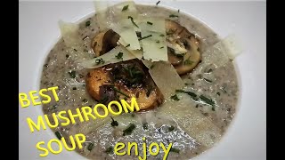 mushroom soup easy recipe  easy step by step recipe  how to make veloute [upl. by Ettennej]