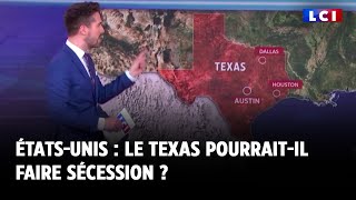 ÉtatsUnis  le Texas pourraitil faire sécession [upl. by Chastain]