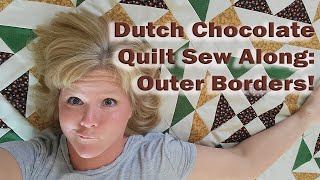 Dutch Chocolate Quilt Sew along Finished Quilt Top [upl. by Aniroz]