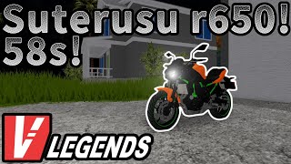 Suterusu r650 na Around The Map  Vehicle Legends Leiam a descrição [upl. by Ledarf]