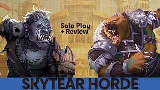 Skytear Horde  Solo Playthrough amp Review [upl. by Ahsiuqel]