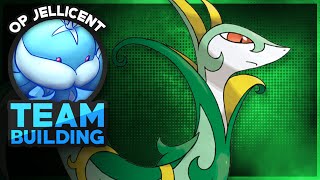 Serperior Sun and Moon Team Builder Pokemon Showdown OU Team Building WOPJellicent Smogon OU [upl. by Lion996]