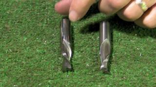 Comparison of upcutting and downcutting spiral router bits [upl. by Matty]