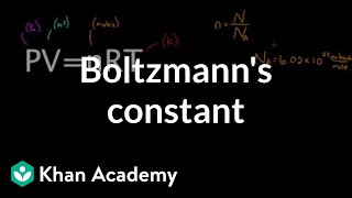 Boltzmanns constant  Physics  Khan Academy [upl. by Bruyn]