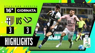 Parma vs Palermo 33  Partita pazzesca allo stadio Tardini  HIGHLIGHTS SERIE BKT 2023  2024 [upl. by Ecnahs]