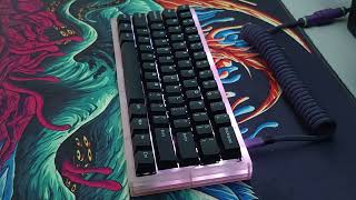 AKKO ACR 61 w Gat Milky Frankenswitches [upl. by Sedrul13]