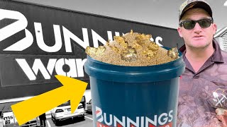 How Much GOLD Is In Bunnings Play Sand bunningswarehouse [upl. by Alfi]