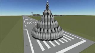 KSP  Launching a satellite in 10 G gravity  stock [upl. by Aicilram]