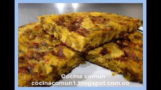 TORTILLA DE PLATANO MADURO [upl. by Nirtiac239]