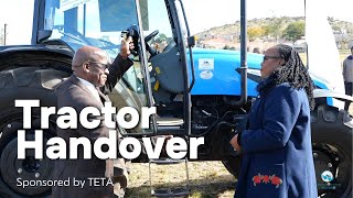 Tractor Handover by TETA to Lovedale TVET College [upl. by Ycnuahc]