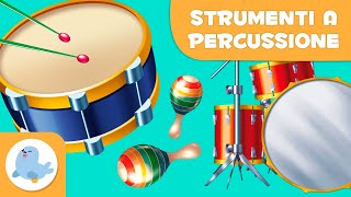 Gli strumenti a percussione per bambini Episodio 1  Impara la musica [upl. by Laemaj260]