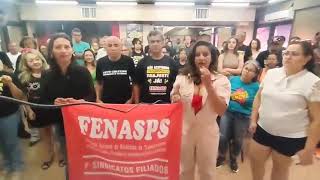 GREVE INSS CNGFENASPS reforça chamado à categoria para endossar o movimento [upl. by Dorise521]