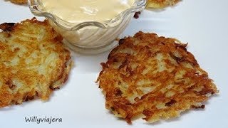 TORTITAS DE PATATA 😋🥔AMERICANAS HASH BROWN [upl. by Anitsirhk]