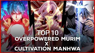 Top 10 New Manhwa With Overpowered Main Character [upl. by Nidia]