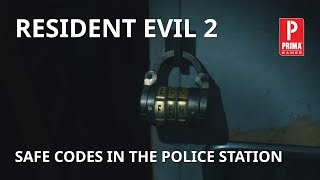 Resident Evil 2 Safe Codes in the Police Station [upl. by Oicnecserc]